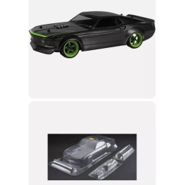 HPI Racing 1969 FORD MUSTANG Clear Body For 1/10 RC Touring Car 200mm