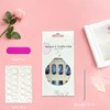 Colorful Starry Sky Clouds False Nails Long Square Press on