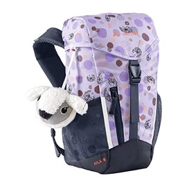 VAUDE Ayla Children's Backpack for Girls and Boys, Comfortable Hiking Backpack Children 6 L, Weatherproof Nursery Backpack with Innovative Carrying System and Reflective Elements, Pastel Lilac