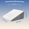 Simpledad 12" Bed Wedge Pillow for Post-Surgery Sleeping & Headboard