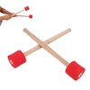 2PCS Bass Foam Drum Mallet Oak Handle EVA Foam Head
