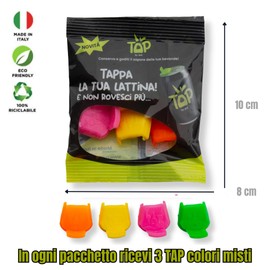 Generico Tap Dosenkappen, wiederverwendbar, auslaufsicher, ideal für Dosen, 3 Stück