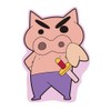 Toshin Pack Crayon Shin-chan Die Cut Postcard (Buriburizaemon 2) KS-PT514