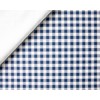 Oilcloth Tablecloth Washable Square 140 x 200 cm Checked Blue