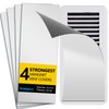 Demiwise Magnetic Vent Covers 8x15.5inch,4PCS Strong Magnet Air Vent Covers,Magnetic