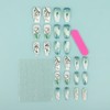 Spring Press on Nails Medium Length Coffin Fake Nails Vine
