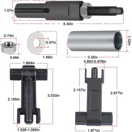 Unbranded 6PC 6.6L GM 6778+6779+7222 Injector Puller Tube Sleeve Tool J44639 J46594 J45910