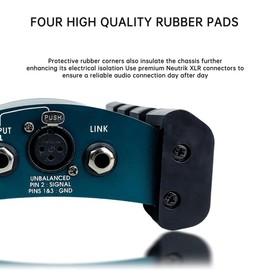 Snblzhef Active DI Box Impedance Converter DIBOX Stage Effector Phantom Power Box Active DI Box BOX