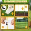 80 Inches Electric Fence Posts Fiberglass Step-in 20 Pack, Temporary