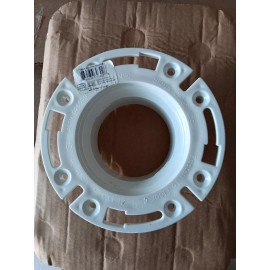 Sioux Chief 886-P PVC Flush to Floor Open Closet Flange 3 Hub x 4 Inside in.