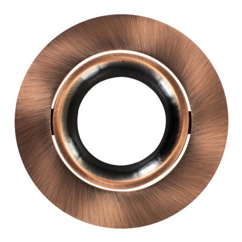 Integral LED LUXFIRE FIRE Rated TILTABLE Downlight Copper Bezel
