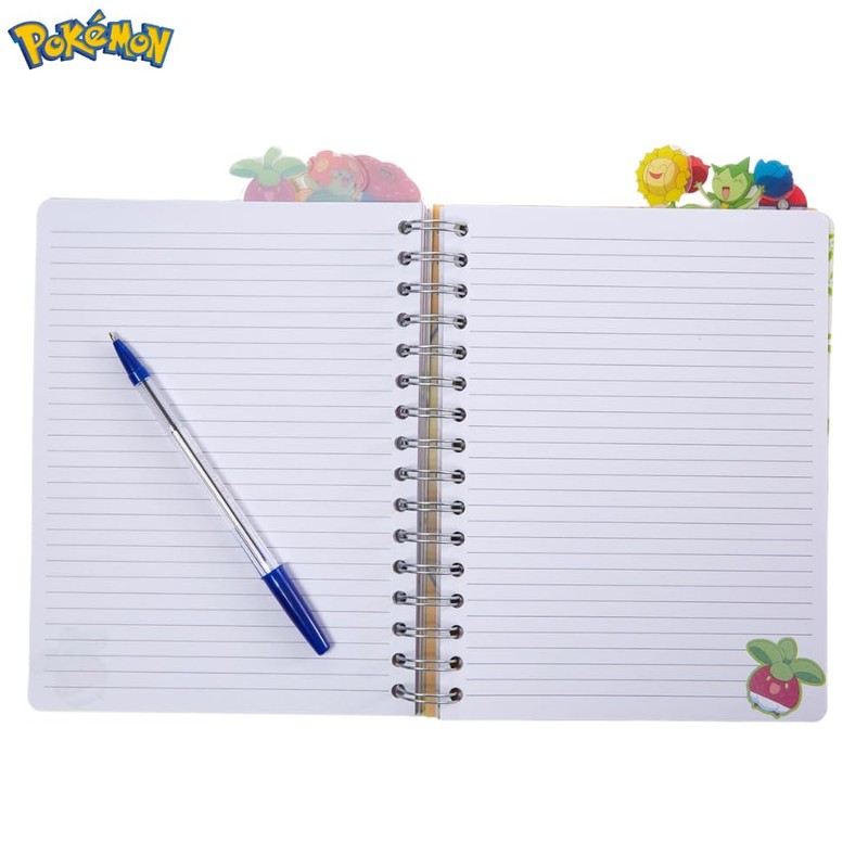 Innovative Designs Pokémon Tab Journal Notebook, Spiral Bound, 144 Lined