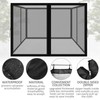 Tatuo Universal Replacement Mosquito Netting for Patio Gazebo Mosquito Net