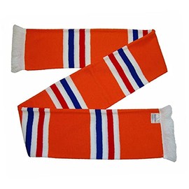 Rangers Fans Retro Style Tangerine, Blue, White and Red Scarf