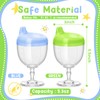 Irenare 2 Pcs Baby Wine Sippy Cup Plastic Goblet Cup