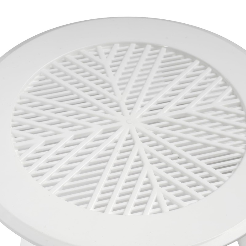 Vent Systems 4'' to 5'' Inch White Adjustable Air Vent