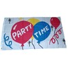 Party Time Party – Weatherproof, Flag with Flag, Multi, 150 x 90 x 1 cm