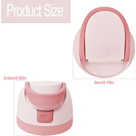 Lyfengdeam Water Bottle Lid Replacement, 1Pack, Fits Owala 24 & 32oz Bottles, BPA Free (Pink)