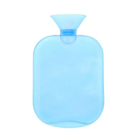 Semme Bolso de Agua Caliente,Calor de Bolsa de Agua Caliente Transparente de 2000 ml 3 ColoresBolsa de Agua de Gran tamao fra(Azul)                   