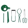 6 Pcs Canning Kit Canning Funnel Tong Bubble Popper Jar