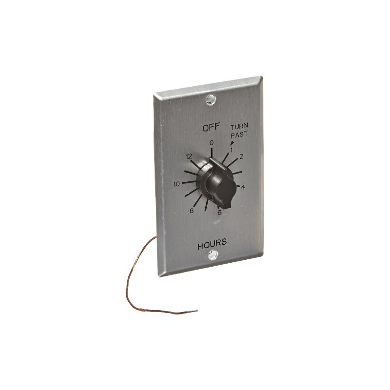 NSI TORK C412H Spring-Wound in-Wall Twist Timer with Commercial Style