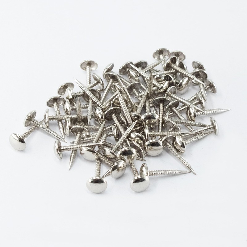AUXBC 100 PCS Mini Upholstery Nails, 4/5" Decorative Furniture Tacks,