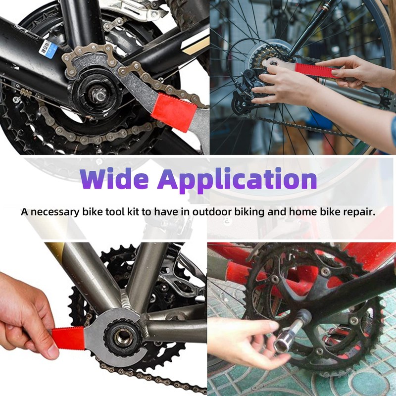 Swpeet 7Pcs Bicycle Repair Tool Assortment Kit, 3 in 1