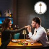 Timjorman LED CordlessTable Lamp,4000mAh Rechargeable Battery Desk lamp,3 Level Brightness