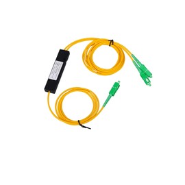 fyboptwu - SC APC 1X2 Singlemode Fiber Optical Splitter FBT Fiber Optical Splitter SC/APC 1:2 Fiber Optic Pigtail Splitter for Fibre Optical Communication System Tapered Box Splitter, 1pc