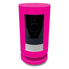 MightySkins Skin for Ring Stick Up Cam Battery - Solid Hot Pink | Protective, Durable, and Unique Vinyl Decal wrap cover | Easy To Apply, Remove, and Change Styles | Made in the USA, 36" On Its Longest Side, Model Number: RISTCAB-Solid Hot Pink