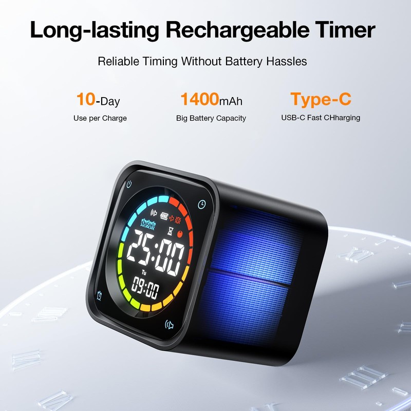 Ticktime TK3 Pomodoro Timer Cube for Focus, Study, Work, Task,