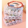 HomDSim Washi Tape Box Organizer Storage,Divider Closet Container,with 30 Adjustable