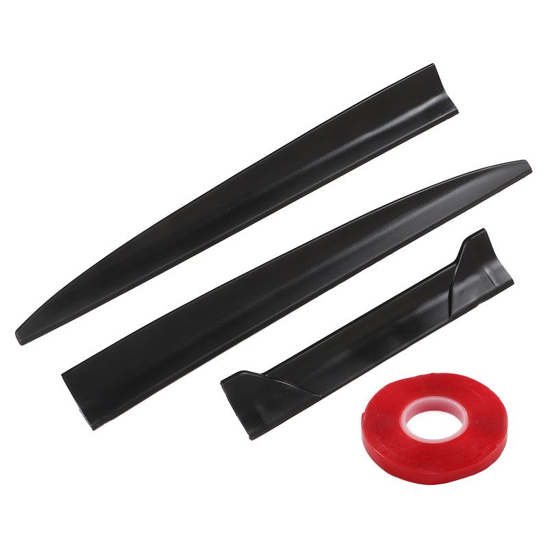 3PCS Car Universal Spoiler Thermal Stability Strong Grip Lightweight Rear