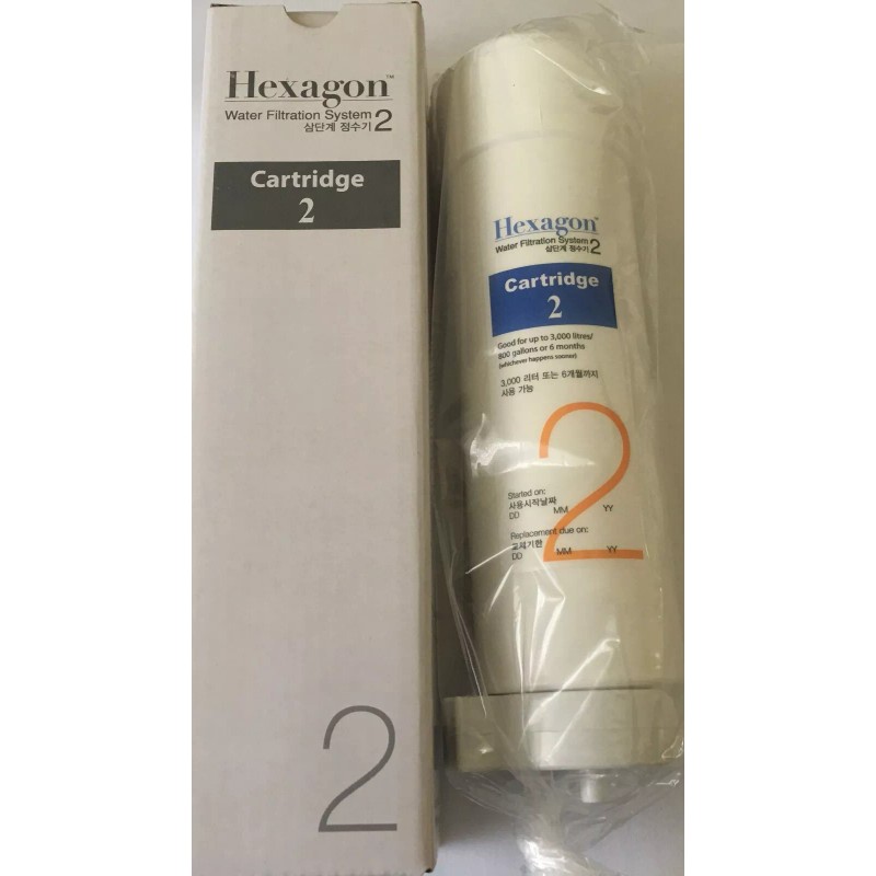Hexagon Alkaline Hydrogen Water Filtration 2.0v--Cartridg