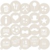 Fathers Day Coffee Stencils, Dessert Stencils, Cookie Stencils, Latte Art,