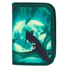 Baagl Dragon Pencil Case for Boys and Girls - Spacious Storage - Durable Material - Fashionable Design - 20 x 15 x 3 cm