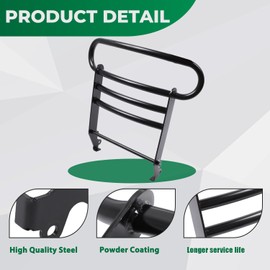 ELITEWILL Garden Tractors Front Bumper Brush Guard Fit for John Deere X300 X500 Replace OEM BM23057