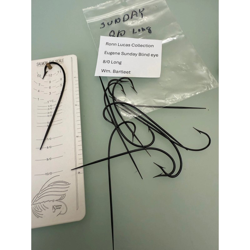 Undisclosed Eugene Sunday Wm Bartleet Blind Eye Salmon Hooks