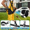 Threlaco 2 Pcs Black Comfort Padded Double Shoulder Strap Padded