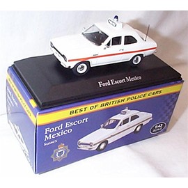 atlas editions best of british police white F0RD escort mexico sussex car 1.43 scale diecast model