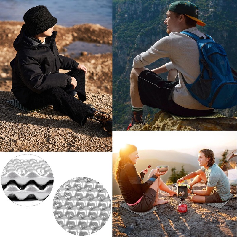 Paifeancodill Mini Waterproof Folding Pad Foam Seat Cushion, Lightweight Backpacking