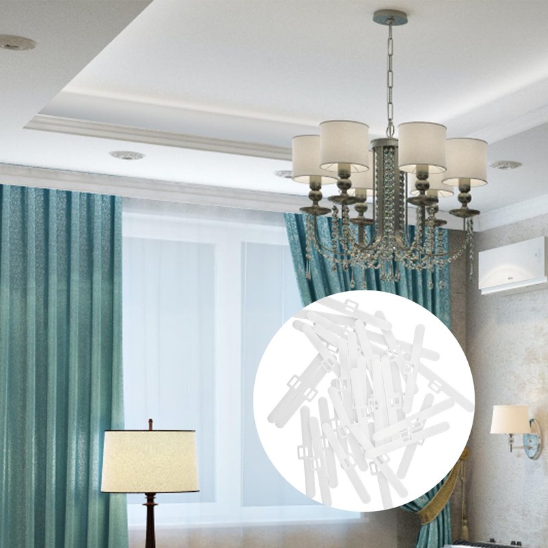 Rumyve 50pcs Vertical Blind Top Hanger,Vertical Blind Top Hanger 3.5