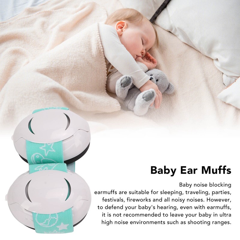 Baby Ear Muffs Noise Blocking Hearing Protection Infants Earmuffs with