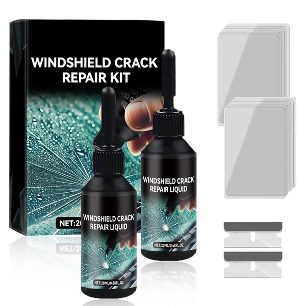 2pcs Windshield Crack Repair Kit, Windshield Repair Kit, 2025 New