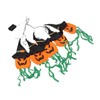 Pumpkin String Lights Clear Pattern Spooky Ambience Battery Powered LED