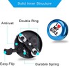IKAAR Pack of 2 Mini Bicycle Bell with Loud Clear