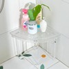 Acrylic Shower Bench - Perfect Corner Shower Stool, Ideal Shower