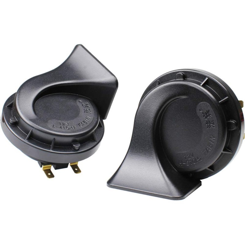 FARBIN Waterproof Air Horn 12V Car Horn Loud Dual-Tone Electric
