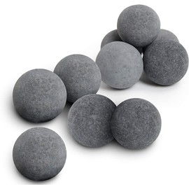 SunGrow Tropical Fish Water Conditioner Balls, Gray Stones for Freshwater Tank and Community Aquarium, Calcium-Enriched for Active Fish, 10 Balls per Pack