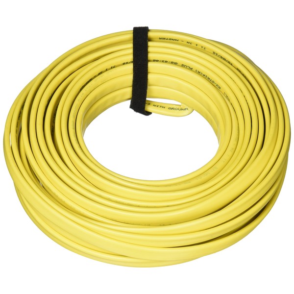 Cerrowire 147-1603BR 50-Feet 12/3 NM-B Solid with Ground Wire, Yellow